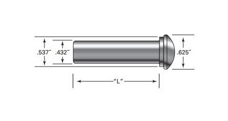 Pull-Lockâ„¢ Stop End Fitting for 1/8" Wire Rope - Image 3