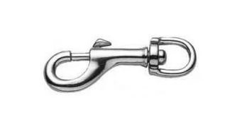 Heavy-Duty 1-H Inch Swivel Eye Bolt Snap, Zinc Die-Cast - Image 1