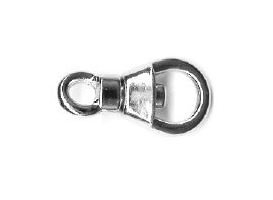 Nickel-Plated Cast Malleable Iron Swivel for Light-Duty Applications - Image 1