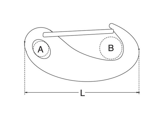 Stainless Steel Spring Gate Snaps 316, 2-3/4" - Image 2