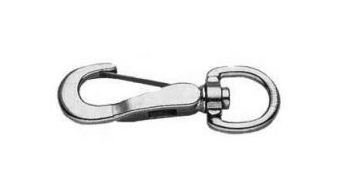 Zinc Die-Cast Swivel Eye Snap - 5/8" Eye, 3-1/2" Overall Length - Image 1