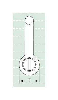 Green Pin® Standard Shackles with Screw Collar Pin - Hot Dip Galvanized, WLL 2T - Image 3