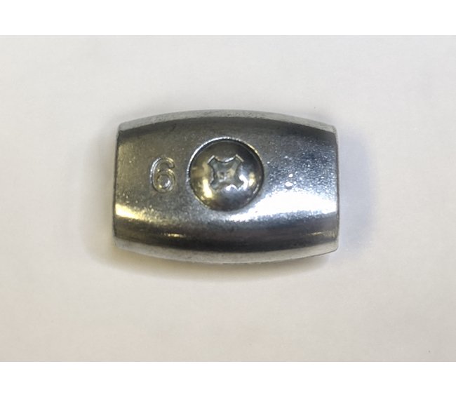 Zinc Die-Cast Tiller Clamps with Phillips Fastener - Image 1