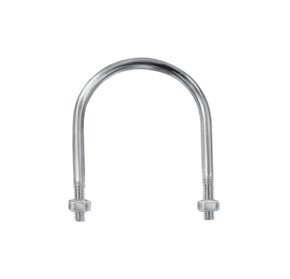 1/4"-20 Round Bend U-Bolts - Hot Galvanized (Pack of 10) - Image 1