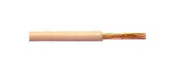 Primary Single Conductor Copper Wire 12 Gauge - 80ºC Rated - White 500ft Spool - Image 3