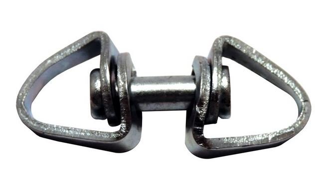 Zinc Plated Steel Closed Eye Swivel - Light-Duty Wire Rope Hardware - Image 1