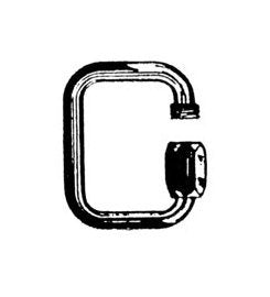 ZP Steel Square Quick Links - Zinc Plated 3/16" - Image 1