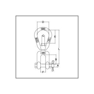 Stainless Steel Jaw & Eye Swivel for Wire Rope - Image 2