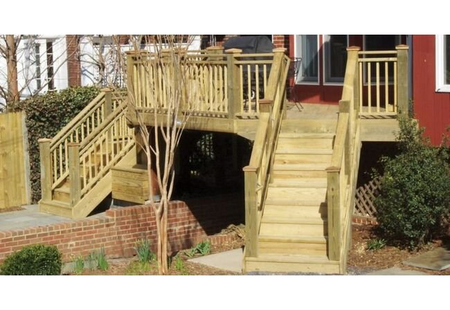 Premium Multi-Level Wood Deck - Image 2