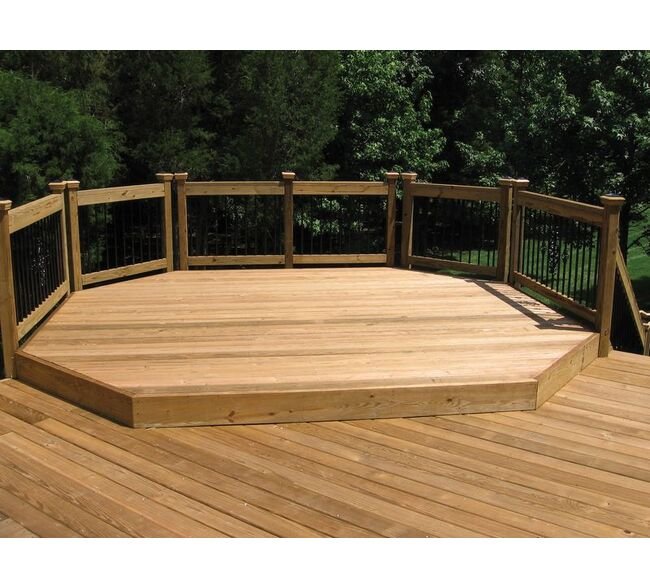 Premium Multi-Level Wood Deck - Image 3