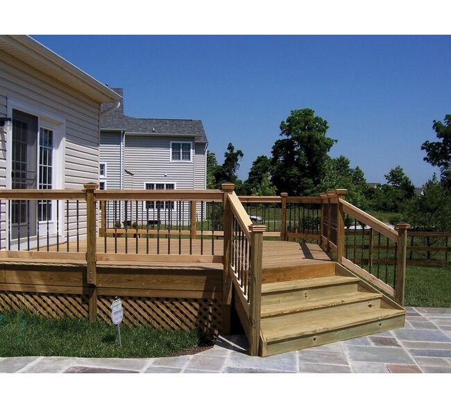 Premium Multi-Level Wood Deck - Image 4