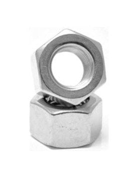 Zinc Cr+3 Hex Machine Screw Nut (Inch) #4-40 Coarse Thread - Image 1