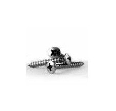 Stainless Self Tapping Screw, Phillips Oval Head, Type A, 18-8, #8 x 7/8" - Image 1