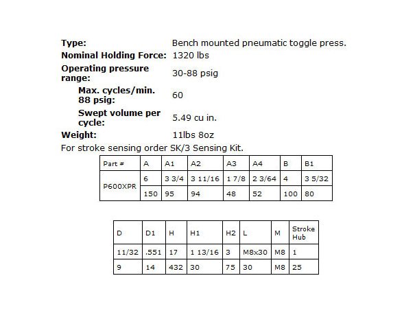 Precision Bench Mounted Manual Toggle Press - Image 2
