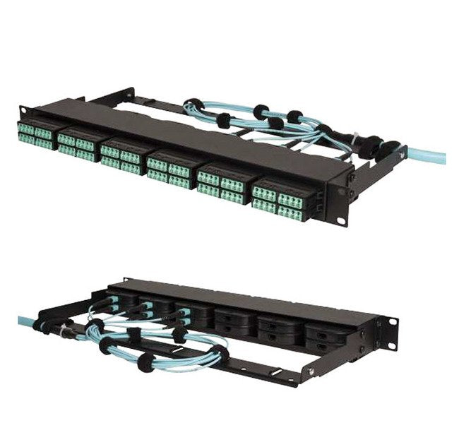 48 Port Count Fixed Panel Version Xtreme8™ Patch Panel with Rear Cable Manager - Image 1
