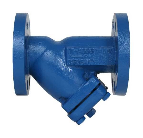 Sure Flow YF250 5 Inch Ductile Iron Class 250 Flanged Y Strainer - Image 1