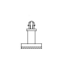 64 Series Circuit Board Support with Adhesive Base - Image 1
