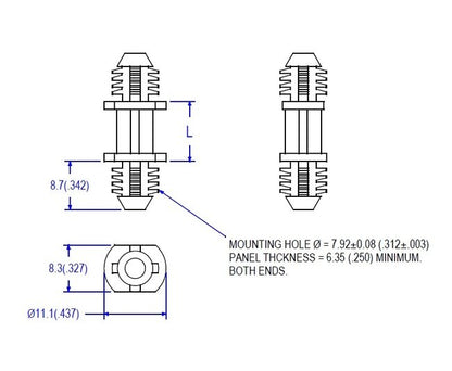 82-M Series Blind Hole Circuit Board Support - Image 2