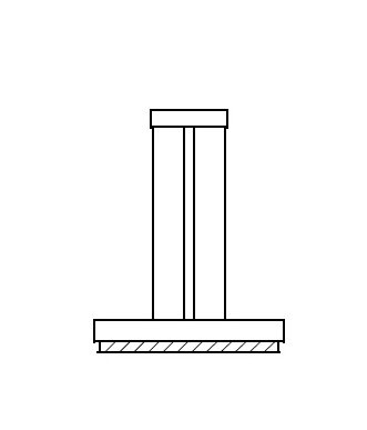80 Series Nylon Support Post on Adhesive Base - Pack of 1000 - Image 1
