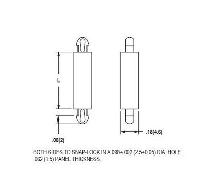 50 Series Nylon Dual Locking Board Support - Image 2