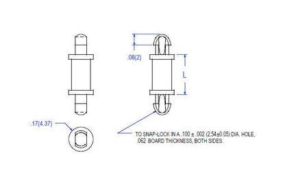 Dual Locking Board Support - Nylon 66 (28 Series) - Image 2