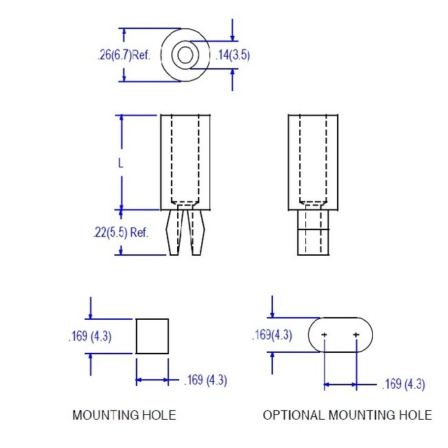 83 Series Nylon Spacer Nut for Circuit Board Supports - Image 2