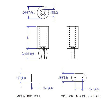 83 Series Nylon Spacer Nut for Circuit Board Supports - Image 2