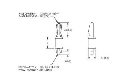 Mini Circuit Board Support - Locking Teardrop Style - Image 2