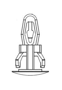 Reverse Locking Board Support for .062 Chassis - 000-008 Series