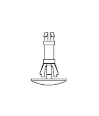 Reverse Locking PCB Support (.156 Board Hole x .250 Chassis Hole)
