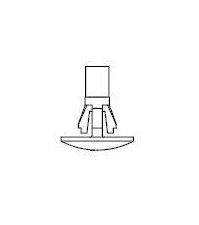 43 Series PCB Support Post with .250 Chassis Hole - Image 1