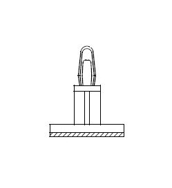 63 Series Circuit Board Supports with Adhesive Base - Image 1