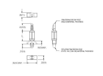 Circuit Board Support for .093 Thick PCB - Image 2