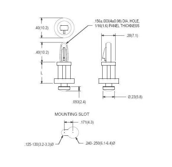 Key Slot Chassis Mount PCB Circuit Board Support - Image 2