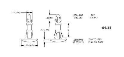 41 Series Reverse Locking Board Support - Image 2