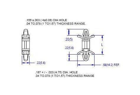 Dual Locking Board Support - .156 Board Hole x .187 Chassis Hole - Image 2
