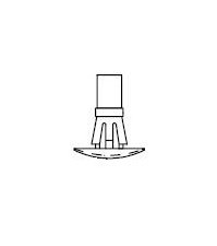 40 Series Support Post for .04-.062 Chassis - Nylon 66 UL94V-2 - Image 1