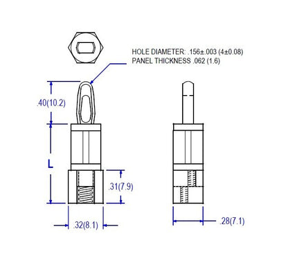 Chassis Mount Circuit Board Supports - 75 & 75M4 Series - Image 2