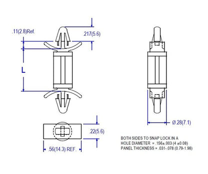05A Series Circuit Board Support for .031 to .078 Thick Chassis - Image 2