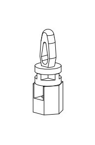 75 & 75M4 Series Chassis Mount Circuit Board Support Screw - Image 1