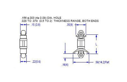 05 Series Nylon Circuit Board Supports - UL94V-0 Compliant - Image 2