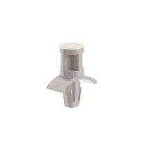 04A Series Circuit Board Supports - Flat Board Side x .187 Chassis Hole - Image 1