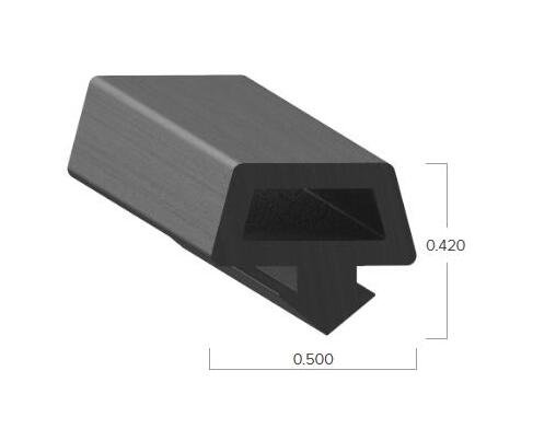 Uni-Grip 0.500x0.420 in Bulb Seal for Commercial & Institutional Use - Image 2