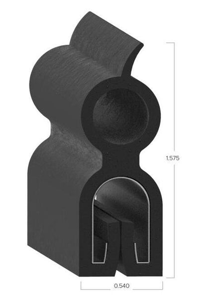 Uni-Grip Silicone Bulb Seal - 0.540"W x 1.575"H - Image 2