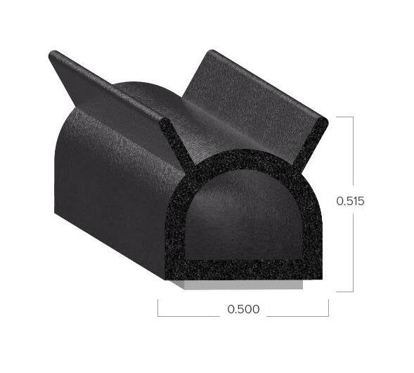 Uni-Grip 0.500x0.515 Inch Bulb Seal - Image 2