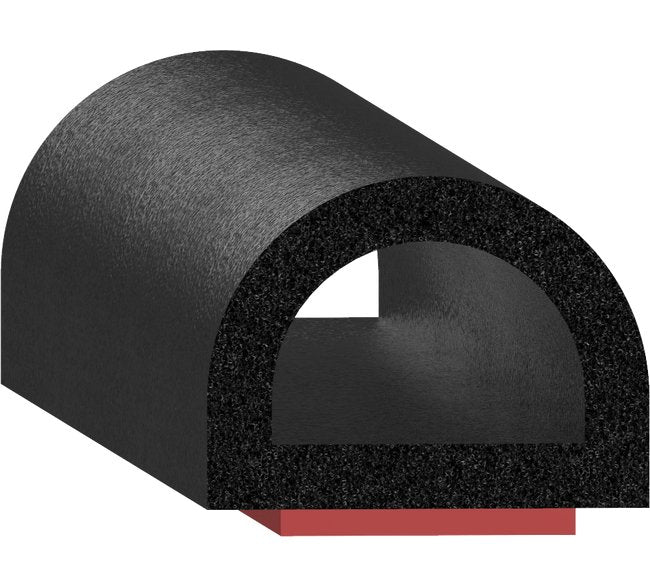 Uni-Grip 0.750x0.563 in Bulb Seal for Door Sealing - Image 1