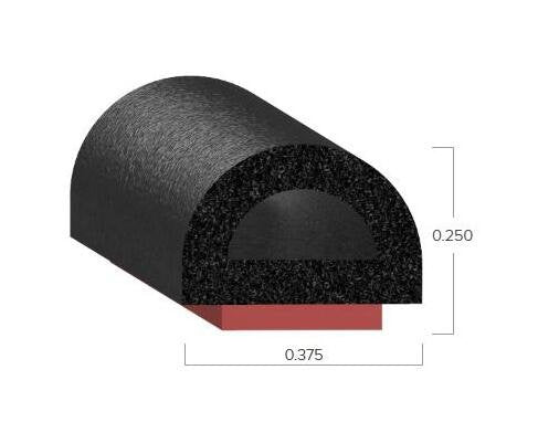 Uni-Grip 0.375x0.250 Inch Bulb Seal - Image 2