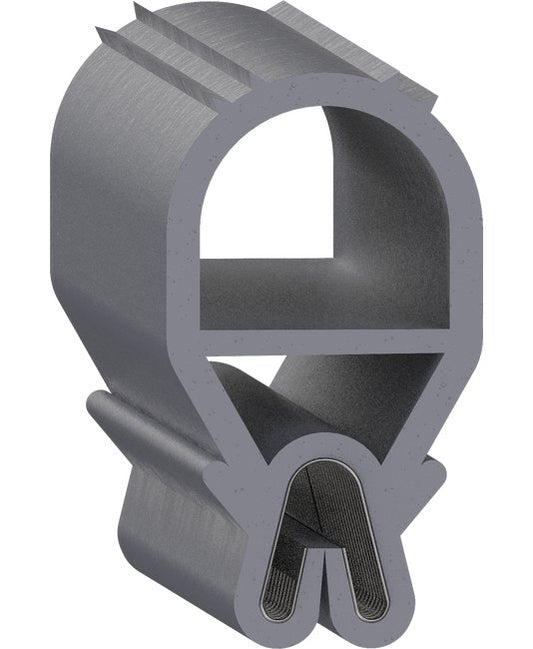 Uni-Grip Silicone Bulb Seal - 0.950" x 1.750" - Gray - Image 1