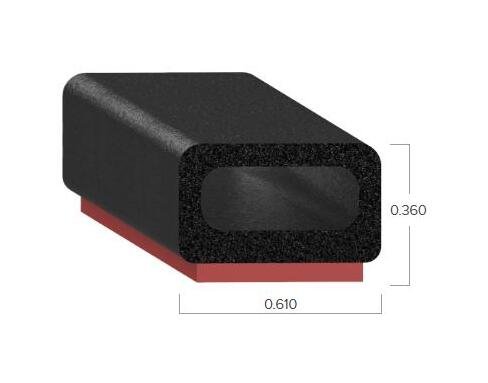 Uni-Grip 0.610x0.360 in Bulb Seal for Institutional & Consumer Use - Image 2