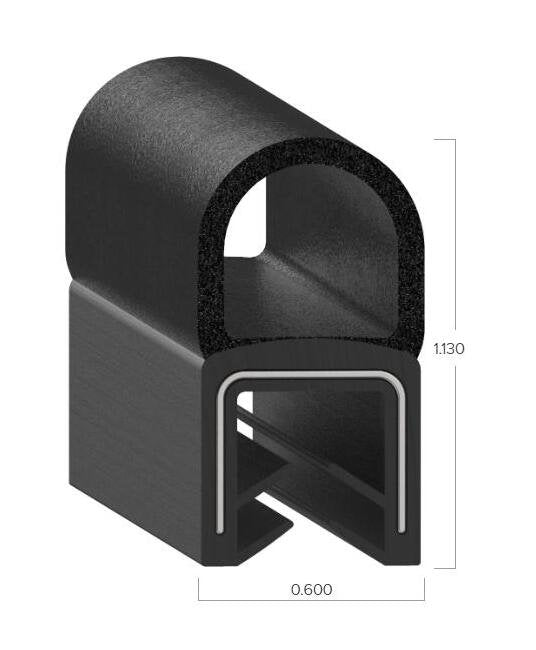 Uni-Grip 0.600 Inch Bulb Seal - Image 2